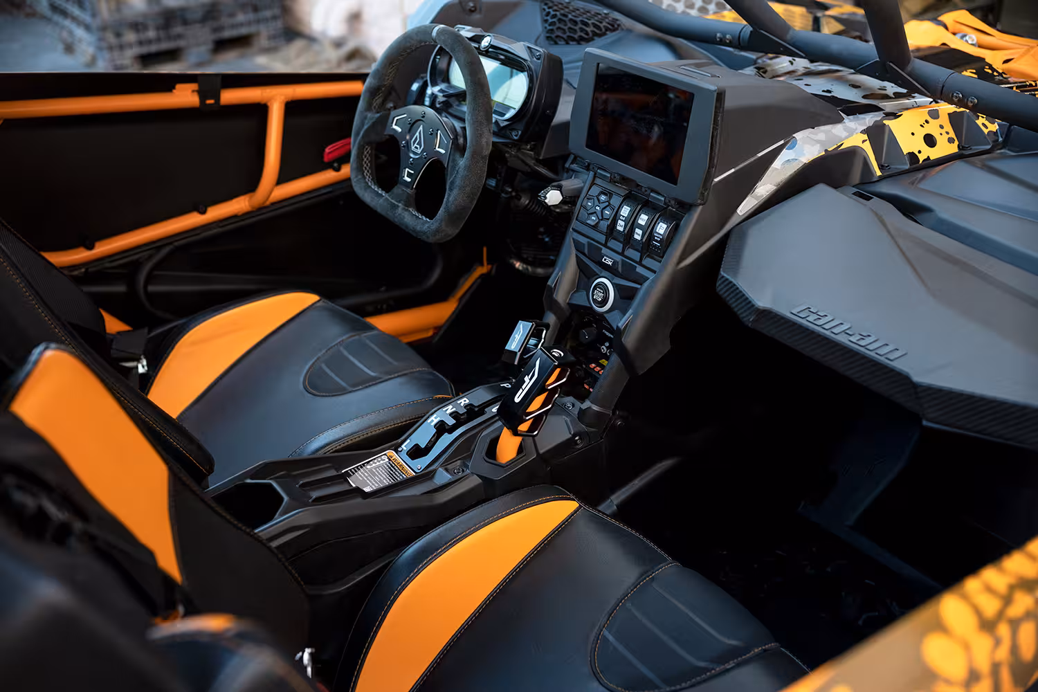 Dune Buggy Dubai can am maverick x3 inner view buggy